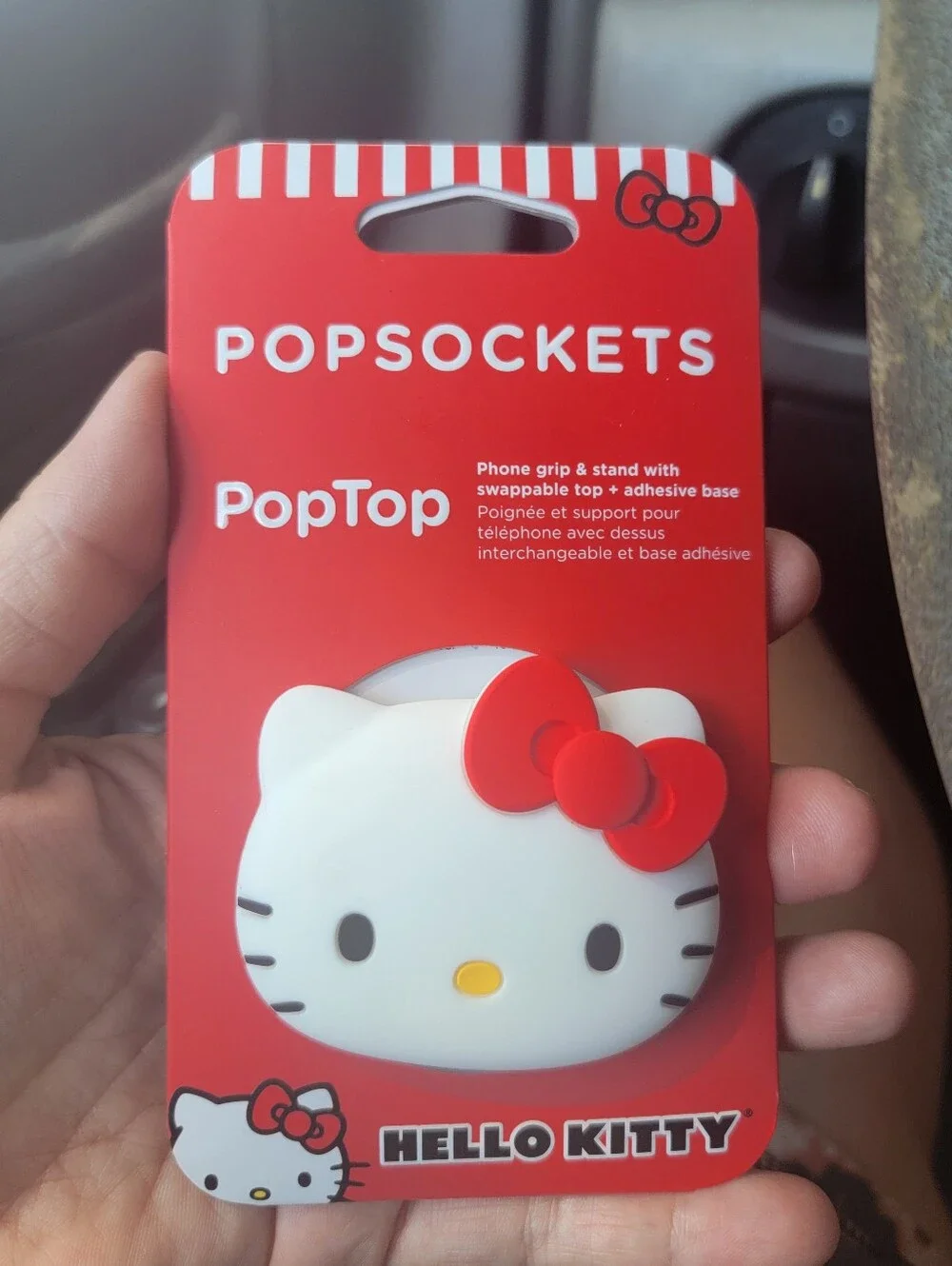 Hello Kitty White & Red PopTop Phone Grips by PopSockets (Pair)